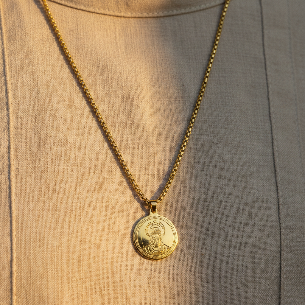 The Devine Sankat Mochan Hanumanji Chain Pendant By Bliss Blue