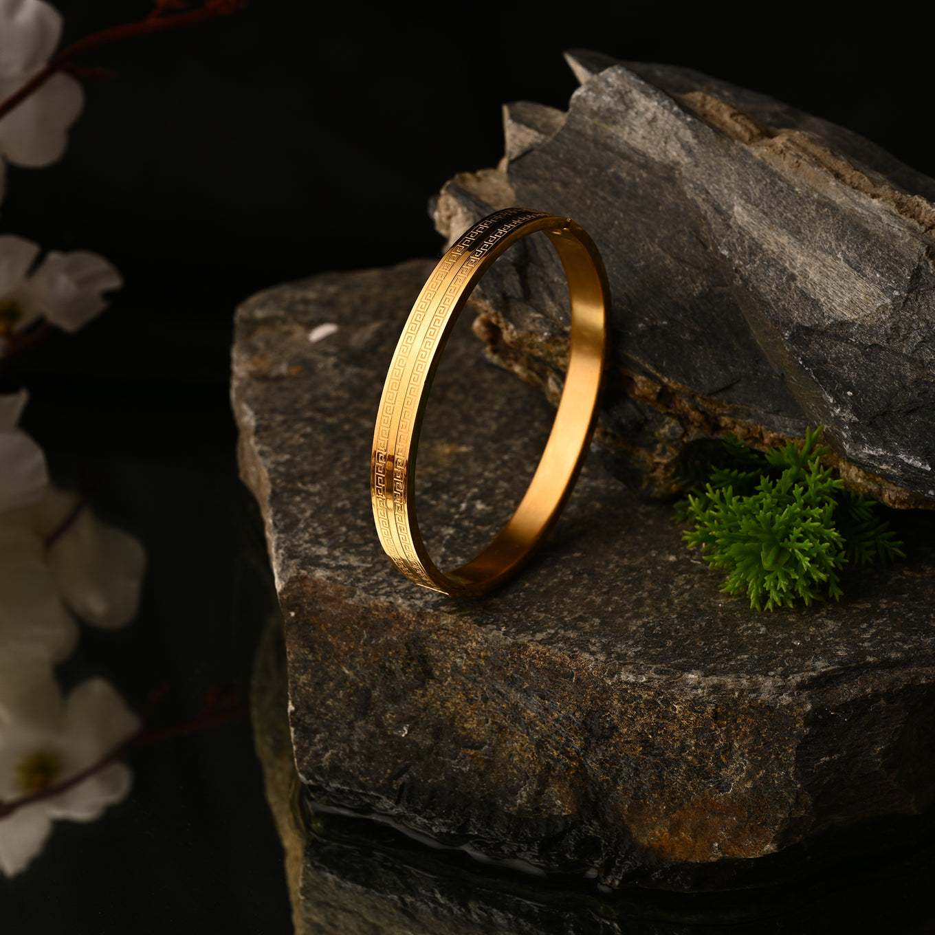 Eden Kada For Men Minimalist Luxury Cuff Bracelet | Bliss Blue