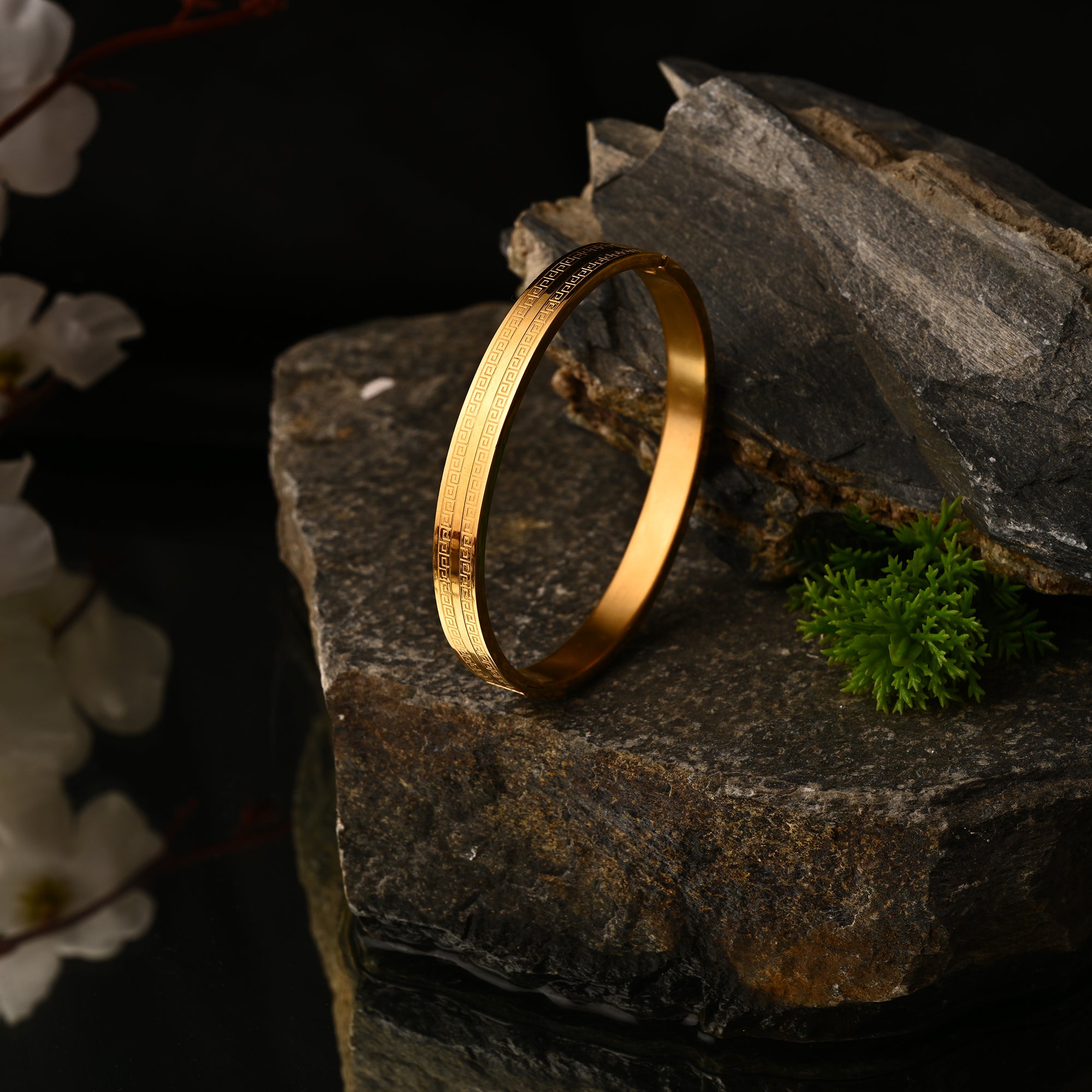 Eden Kada For Men Minimalist Luxury Cuff Bracelet | Bliss Blue