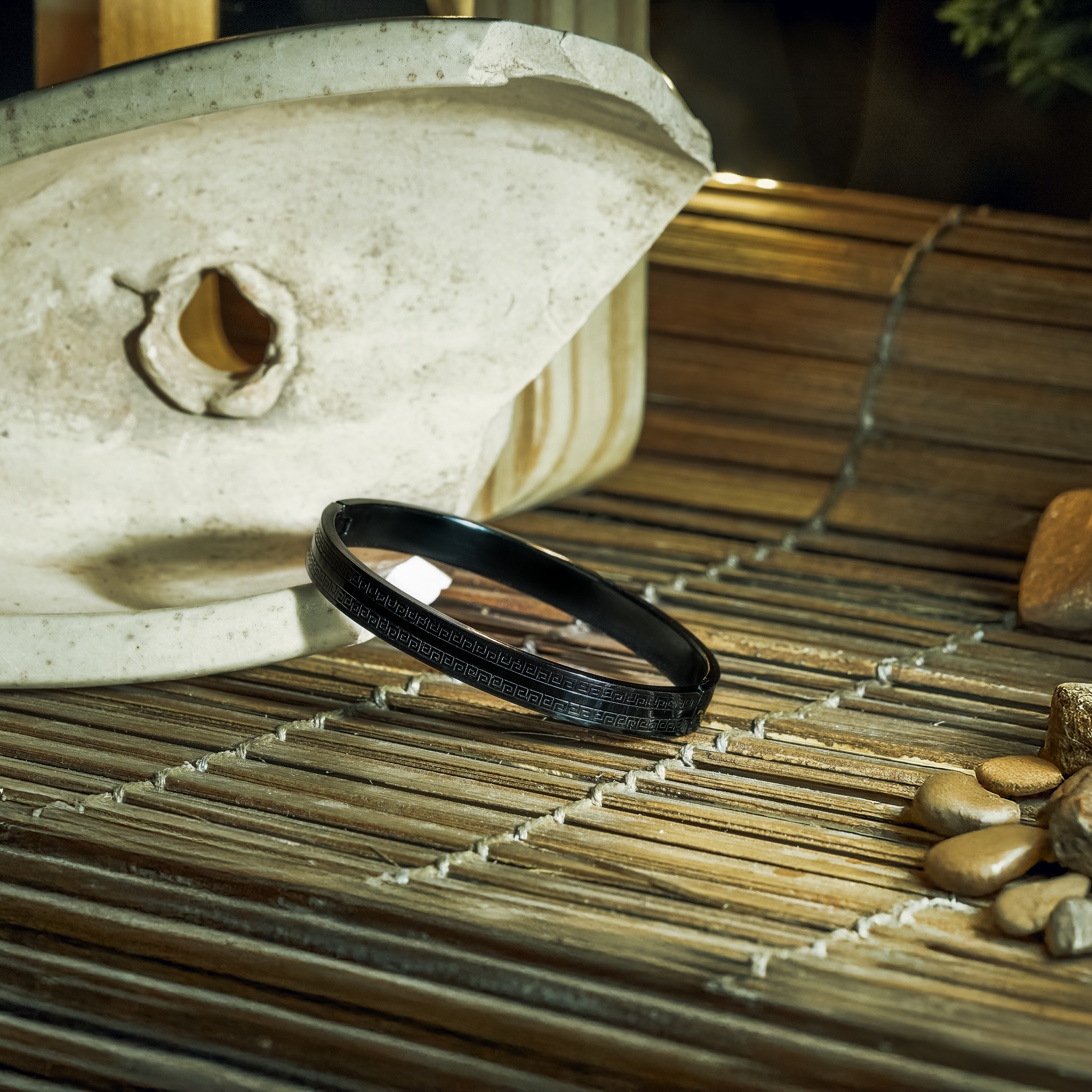 Eden Kada For Men Minimalist Luxury Cuff Bracelet | Bliss Blue