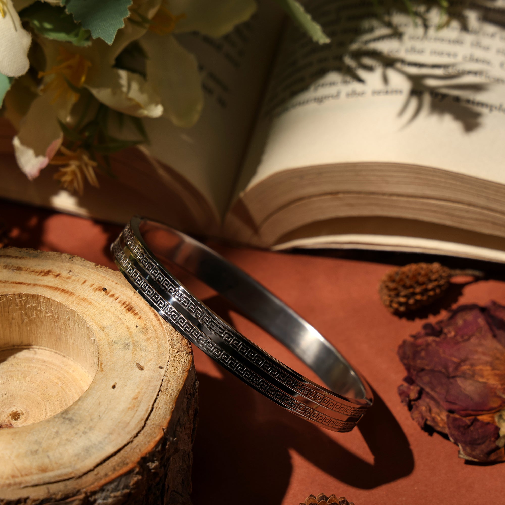 Eden Kada For Men Minimalist Luxury Cuff Bracelet | Bliss Blue