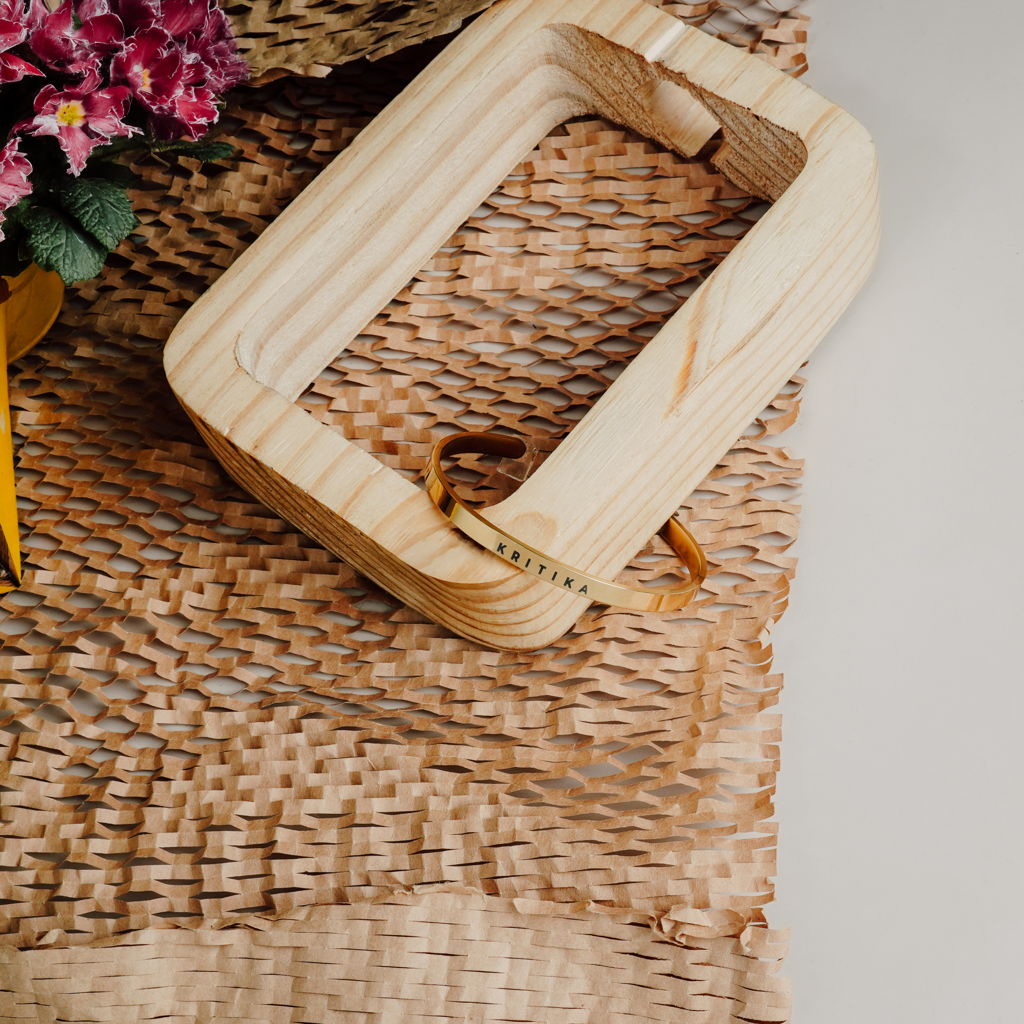 Personalized Couple Cuff Bracelet With Premium Gifting Packaging