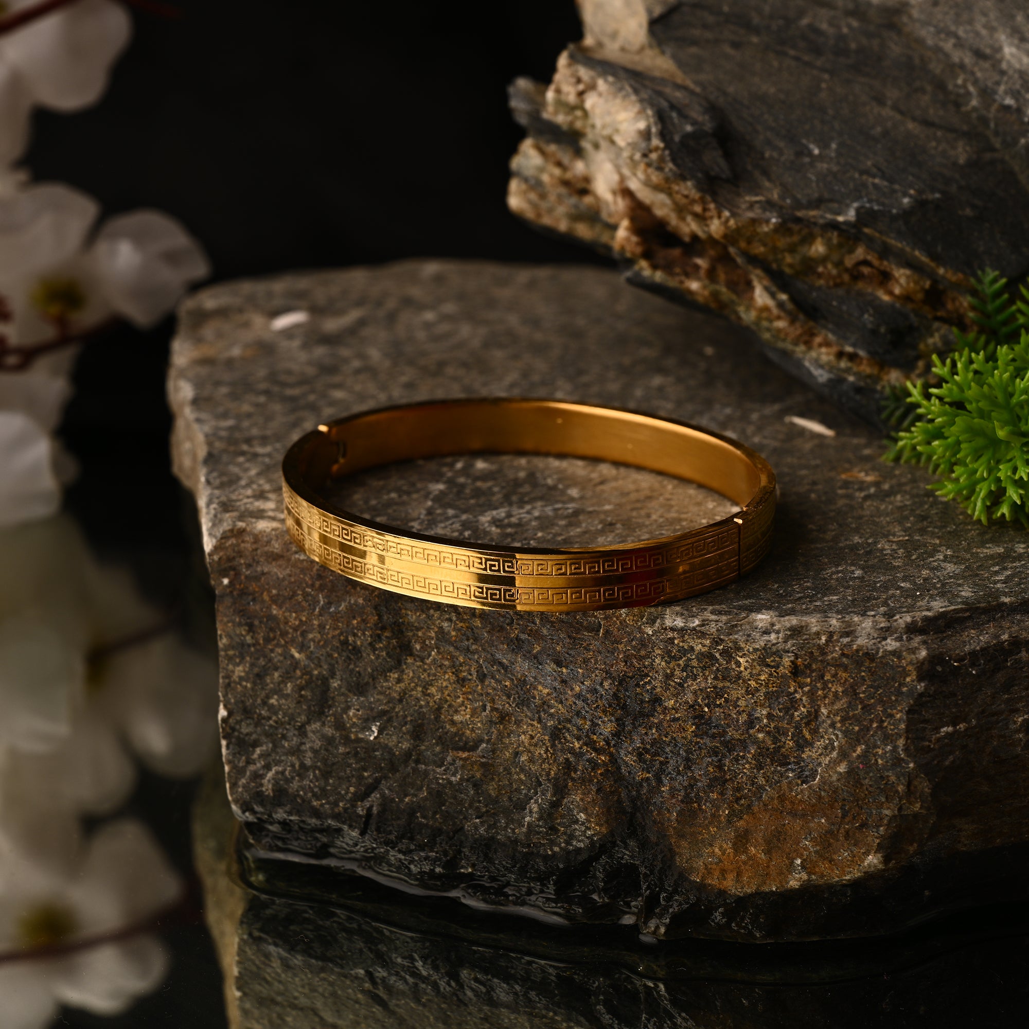 Eden Kada For Men Minimalist Luxury Cuff Bracelet | Bliss Blue