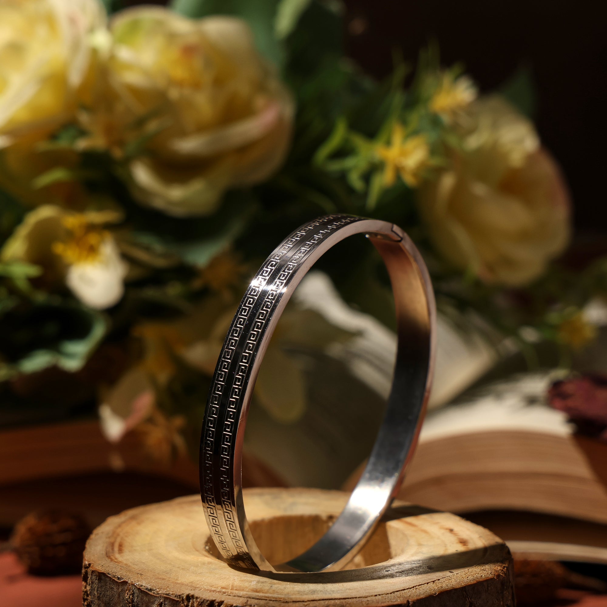 Eden Kada For Men Minimalist Luxury Cuff Bracelet | Bliss Blue