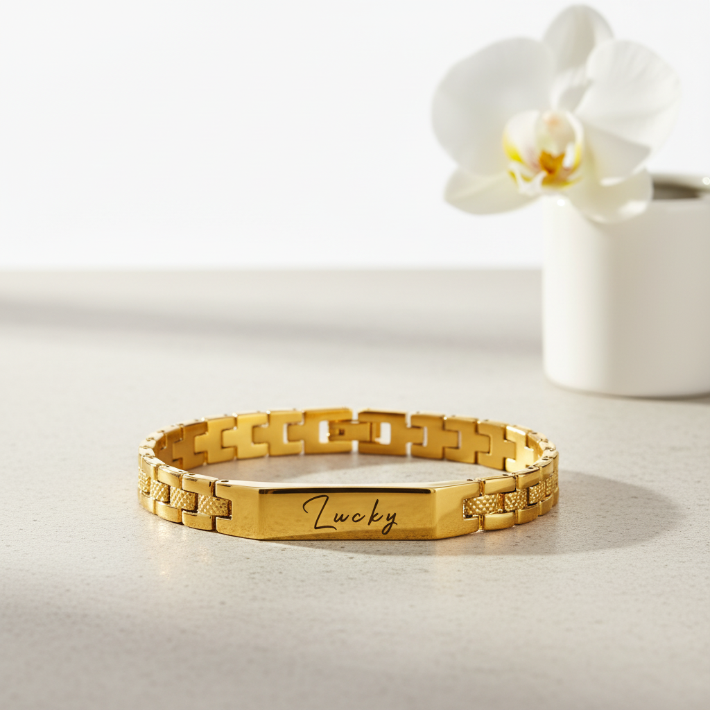 Hellet Personalized Bracelet | Custom Engraved Bracelet for Men & Women