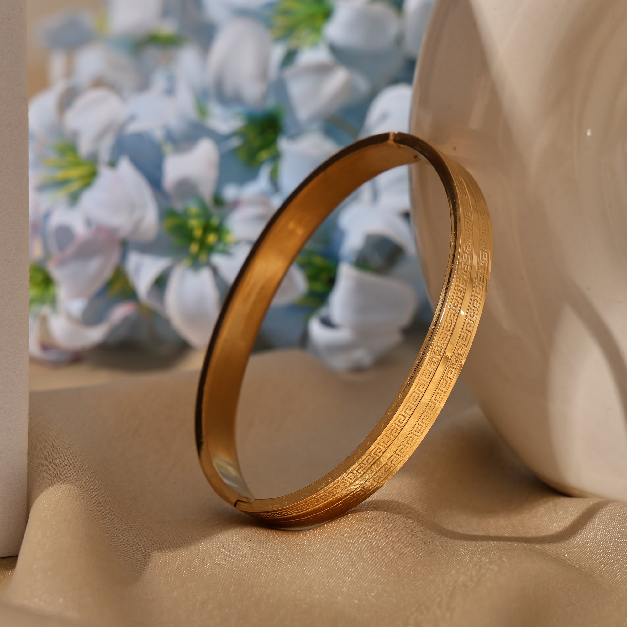 Eden Kada For Men Minimalist Luxury Cuff Bracelet | Bliss Blue