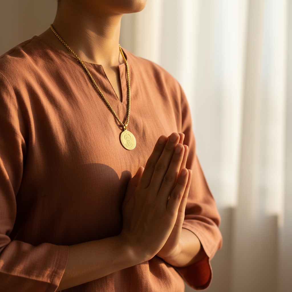 The Devine Sankat Mochan Hanumanji Chain Pendant By Bliss Blue