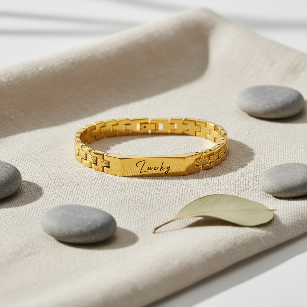 Hellet Personalized Bracelet | Custom Engraved Bracelet for Men & Women