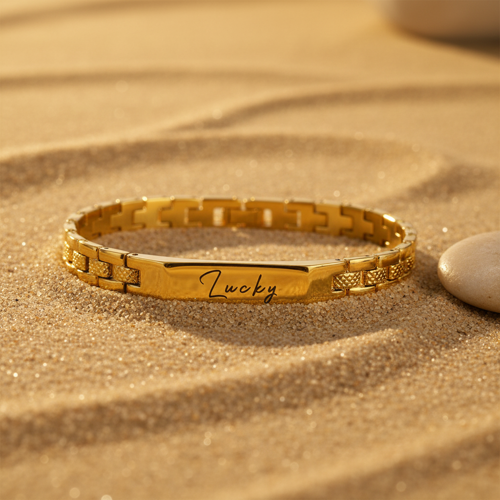 Hellet Personalized Bracelet | Custom Engraved Bracelet for Men & Women