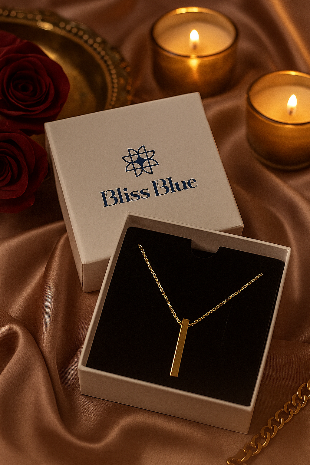 Cuboid Bar Locket for Men