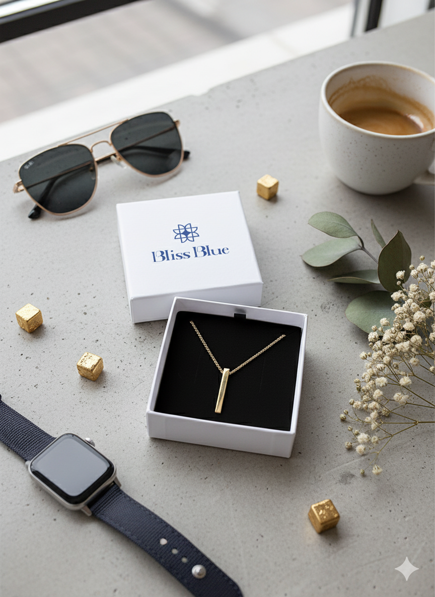 Cuboid Bar Locket for Men
